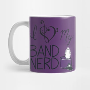 I love my band nerd purple Mug